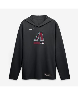 Men's Black Arizona Diamondbacks Authentic Collection Dri-FIT Long Sleeve Hoodie