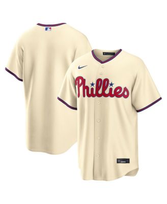 Men's Cream Philadelphia Phillies Alternate Replica Jersey