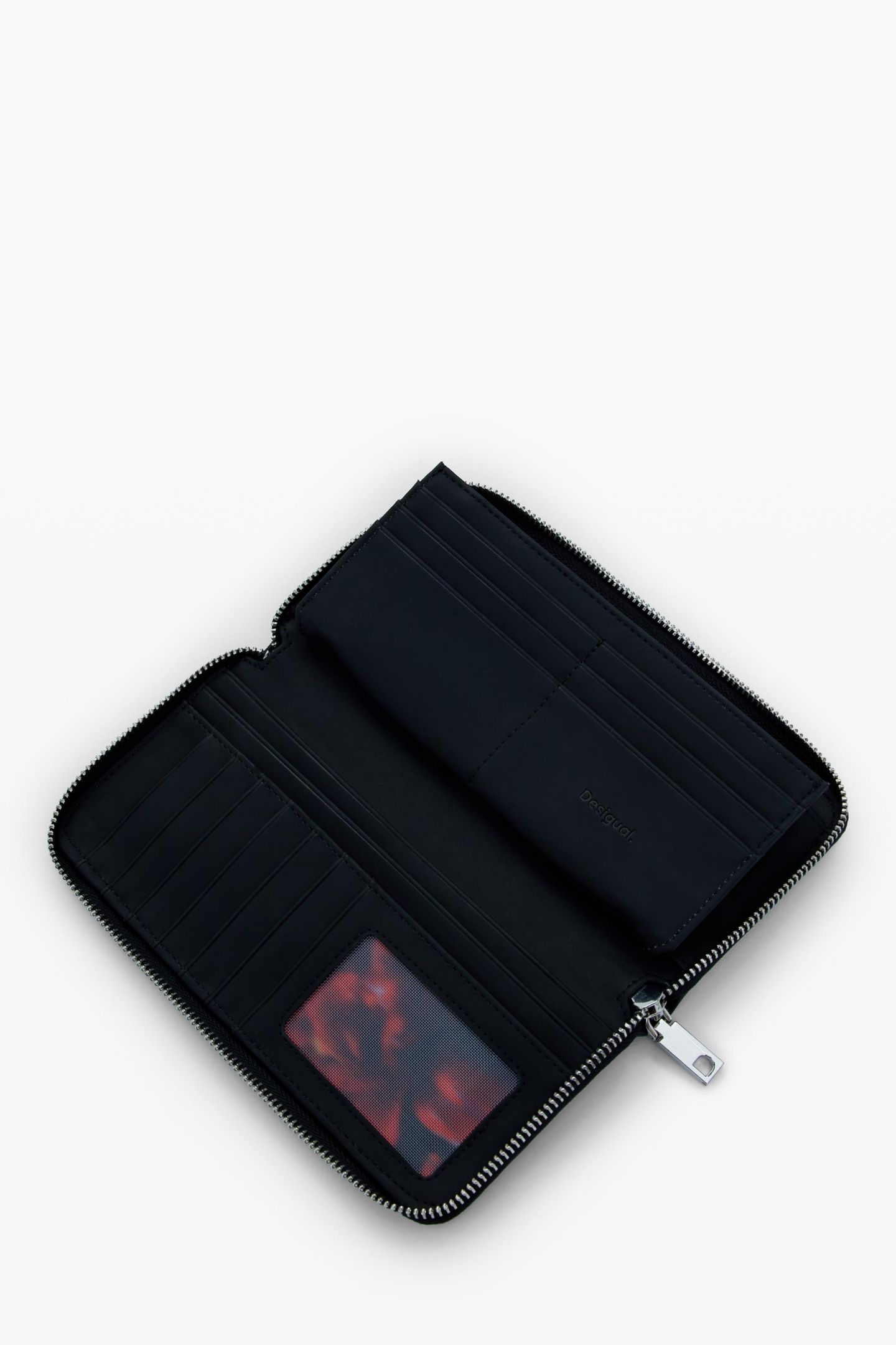 Женский кошелёк Desigual Large perforated studded wallet, цвет: Чёрный — фото 5