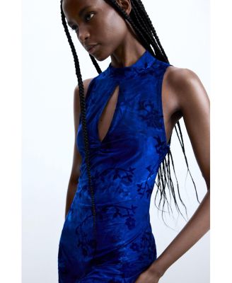 Women's Flocked dress