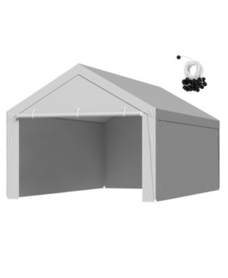 12 x 20 ft UV-Resistant Waterproof Carport Replacement Canopy Frame Not Included