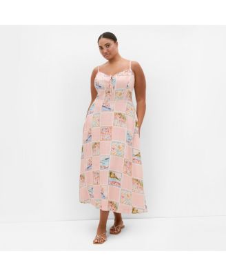 Women's Billie Postcard Print Maxi Dress