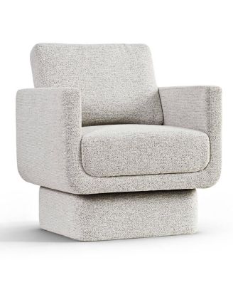 Modern Swivel Accent Chair, Upholstered Lounge Chair, 1 Piece