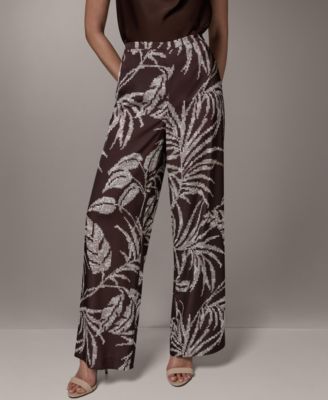 Women's Printed Mid-Rise Pants