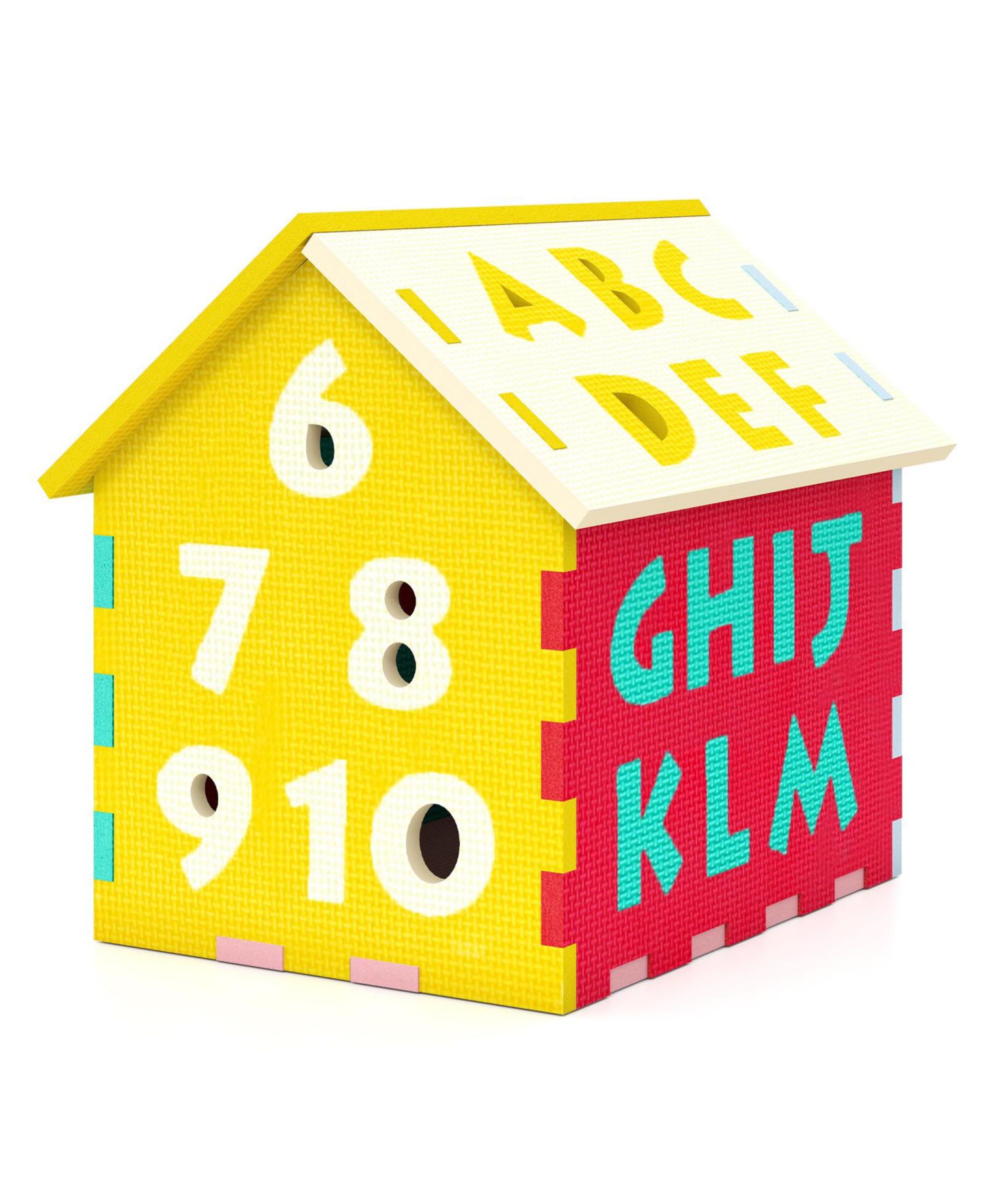 Interlocking Alphabet and Numbers Puzzle Mats, 7-Piece Set