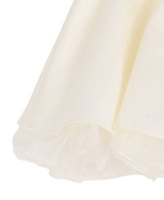  Baby Girls' Satin Dress and Bloomer, 2-Piece Set