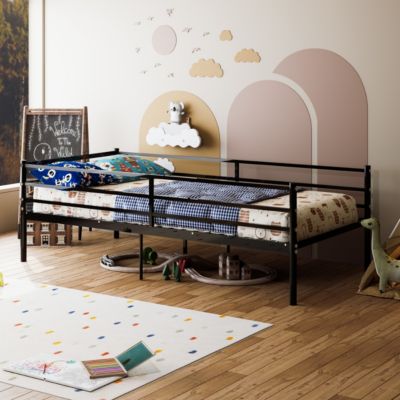 Heavy-Duty Metal Twin Daybed Sofa Bed Platform