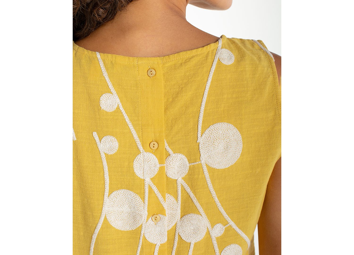 Women's Printed Sleeveless Cotton Top