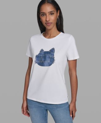 Petite Short-Sleeve Crewneck T-Shirt