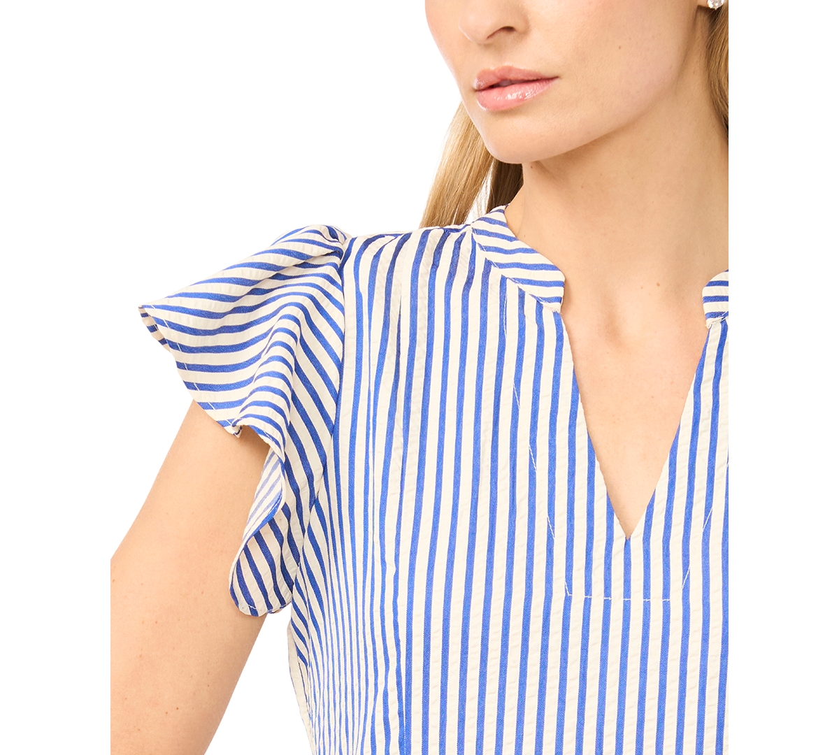 CeCe Women's Short-Sleeve Ruffle Tiered Dress