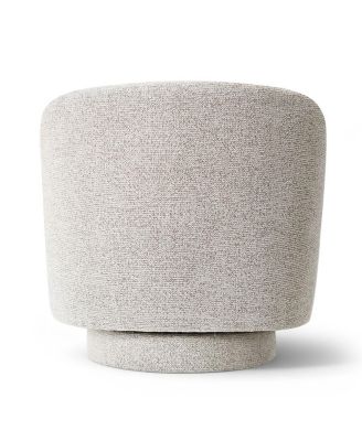 30.5" Swivel Barrel Accent Chair, Round Upholstered Armchair, 1 Pc