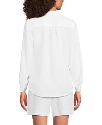 Women's Linen Long Sleeve Feminine Shirt