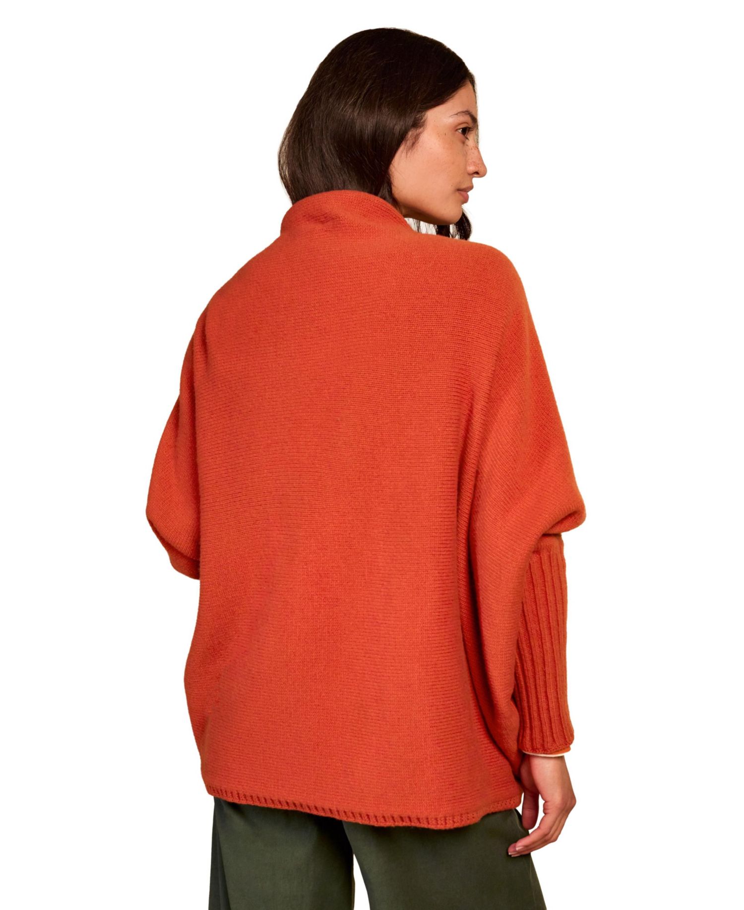 Women's Long Sleeve Cocoon Cardigan