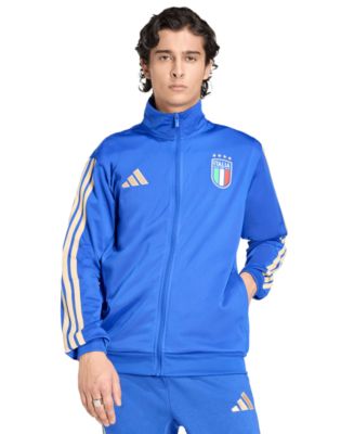 adidas Men's Regular-Fit Italy Soccer Tricot Track Jacket - Macy's