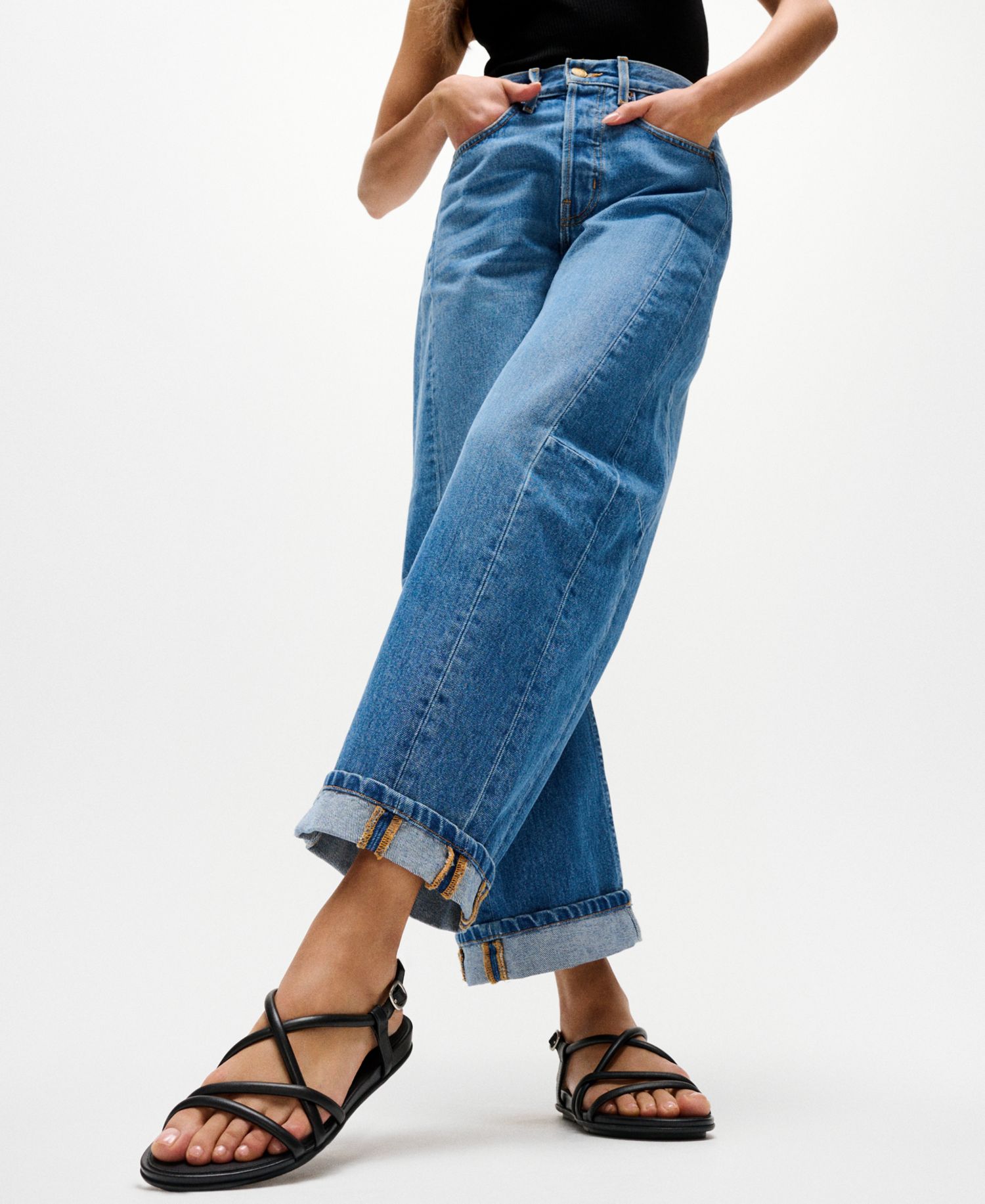 Women's Gracie Leather Strappy Back-Strap Sandals