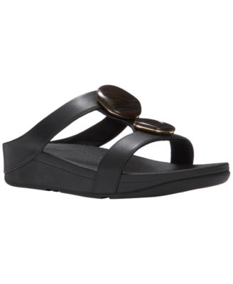 Women's Fino Marbled-Stone H-Bar Slides Sandals