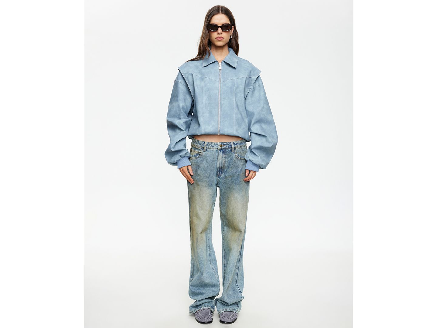 Женская куртка Lioness Vista Spread Collar Bomber, цвет: Сланцевый — фото 2