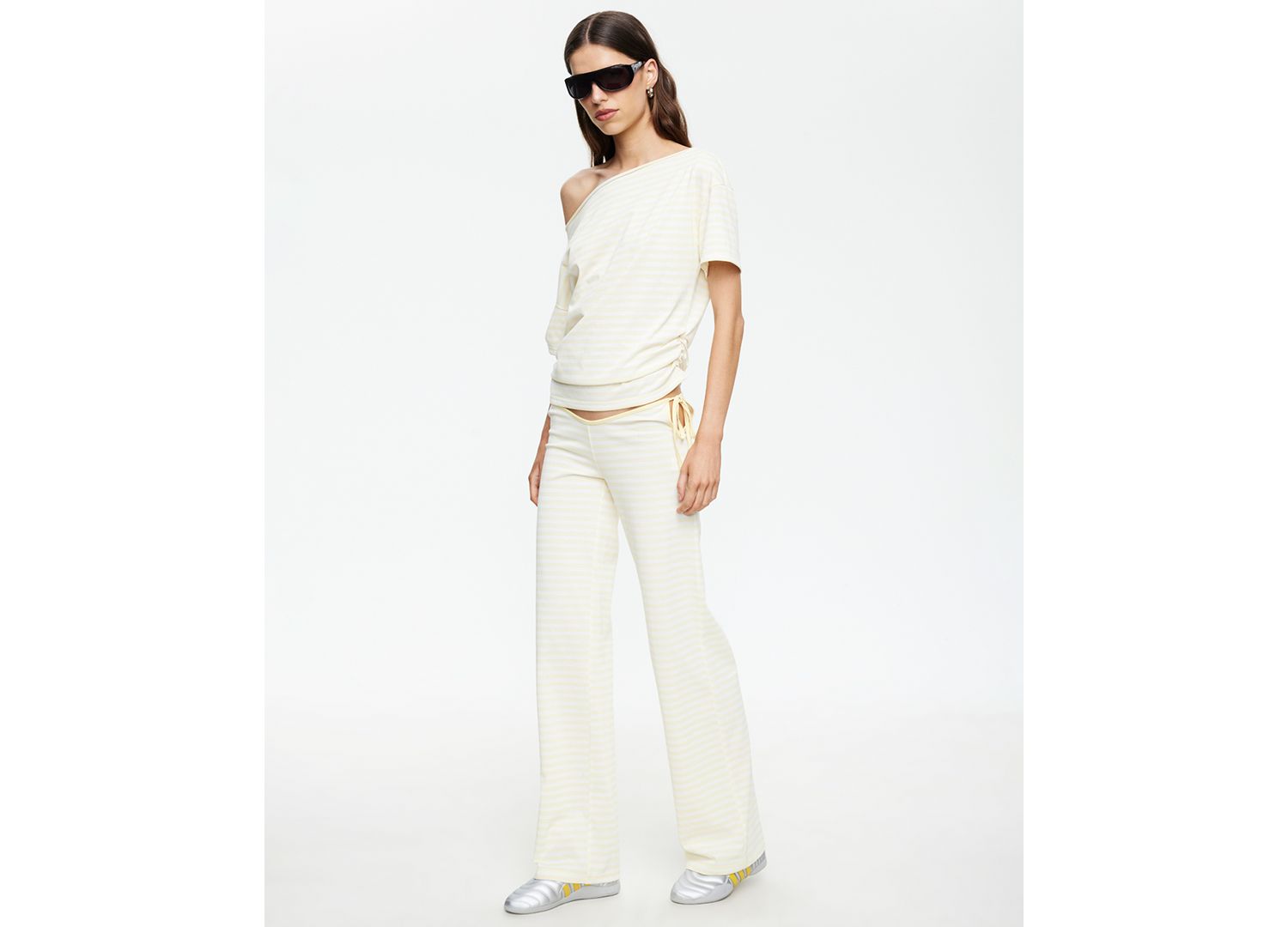 Women's Asymmetric Short-Sleeve Pull-On T-Shirt