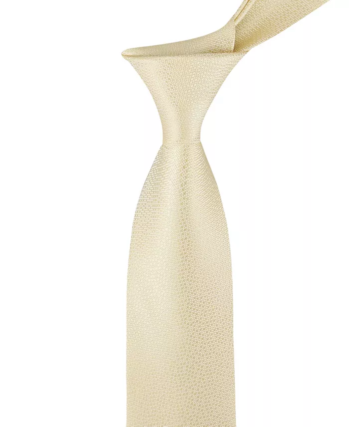 Men's Hart Unsolid Solid Textured Weave Classic Tie - thumbnail 5