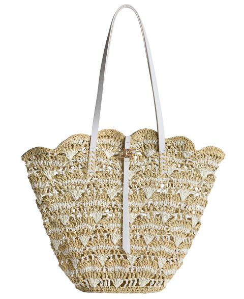 Женская сумка Sam Edelman Laylah Large Tote Handbag, цвет: Слоновая кость