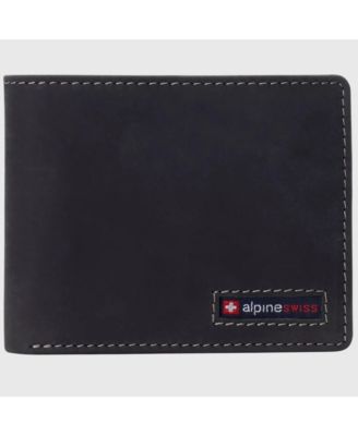 Men's Connor Executive Bifold Wallet | Business Passcase for Men | Premium Leather | Dual ID Windows | RFID Blocking | Gift Box Included