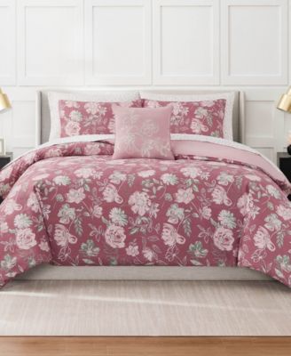 Shilo Floral Bed in a Bag 8-Piece Comforter Set, King