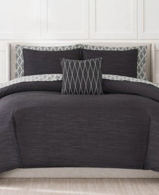 Nouveau Geometric Bed in a Bag 8-Piece Comforter Set, King