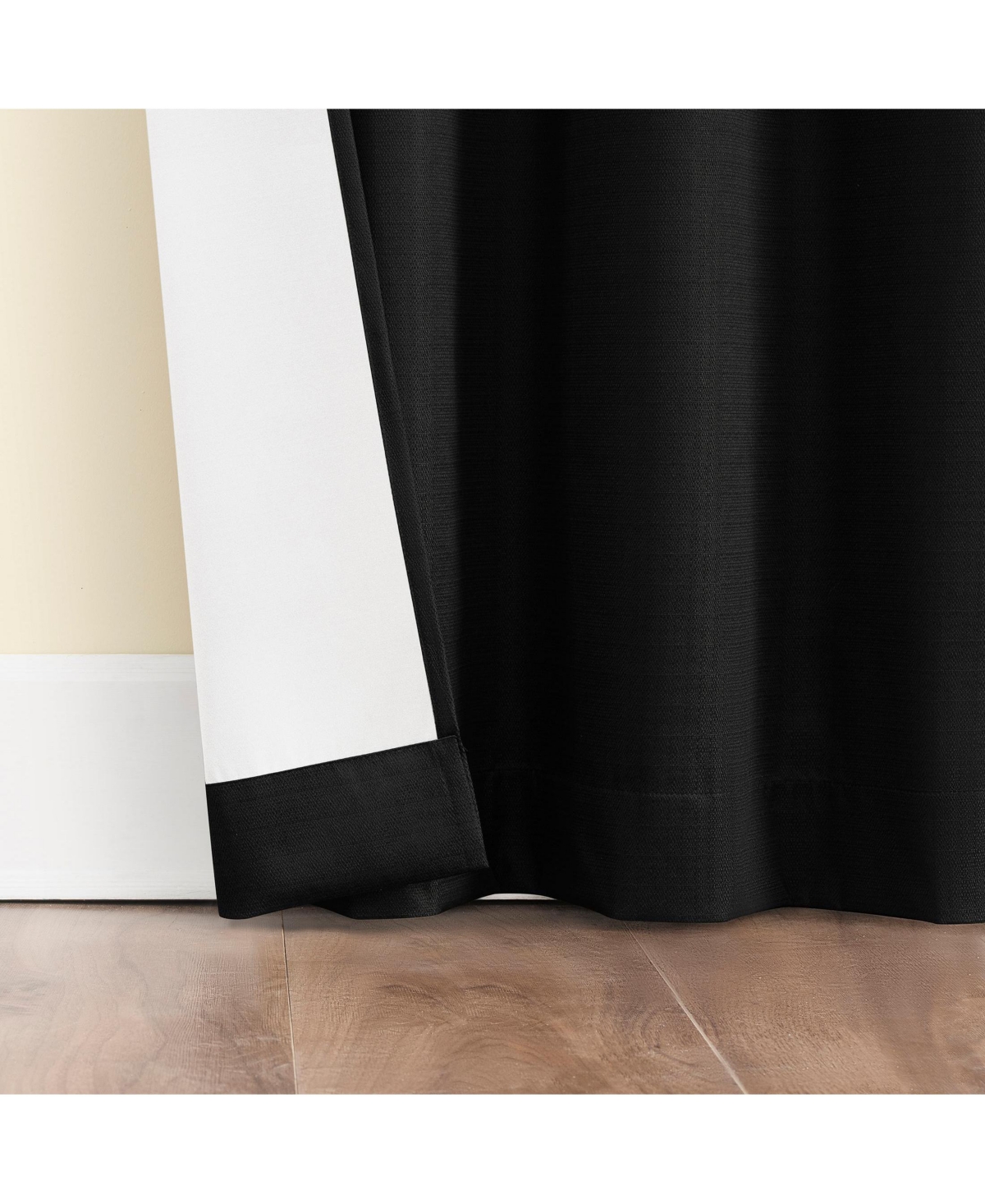 Sun Zero Karina Textured Blackout Rod Pocket Curtain Panel