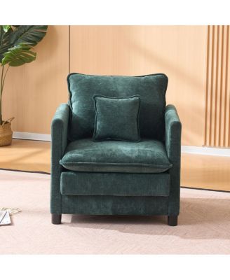 Padded Armchair with 3-Pillow Comfort Set
