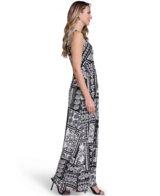 black and white petite evening dresses Petite Long Black Formal Dress: R&M Richards 3253P Black/Nude / 4P main image 0