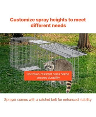 Live Animal Cage Trap, Humane Iron Trap for Cats and Rabbits