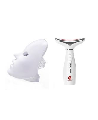 7-in-1 Facial Therapy Device & LED Light Therapy Mask Bundle