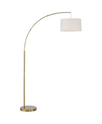 Cora Modern Industrial 72" Tall Arc Floor Lamp with Smart Socket Brass Metal  for Living Room Reading