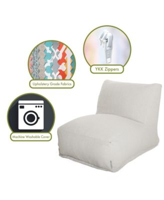 Chair Lounger Sherpa Cream