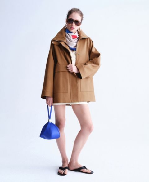 Женские куртки MANGO Selection Women's Oversized Funnel Neck Jacket