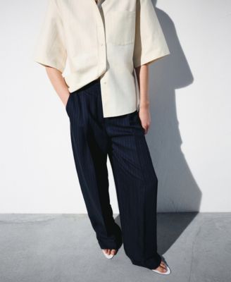 Selection Women's Pinstripe Suit Pants