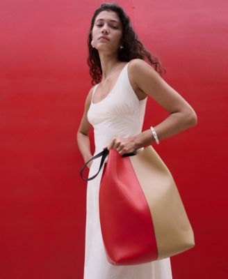 Selection Women's Leather Bucket Bag