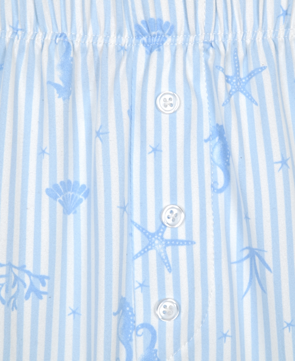 Max & Olivia Big Girls' Making Waves Top and Shorts Sleep Play, with Scrunchie, 3-Piece Set