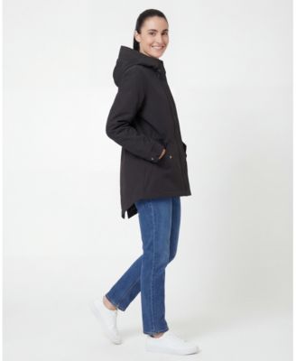 Women's Stand Collar Trench Coat Windbreaker