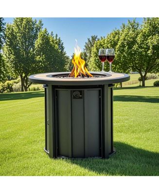 Streamdale Furniture 50K BTU Propane Fire Pit Table w/ Mosaic Top - Macy's