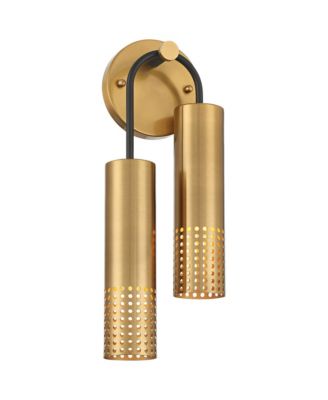 Celine 16" High Warm Gold 2-Light Wall Sconce