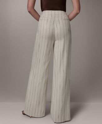 Petite High-Rise Wide-Leg Pants