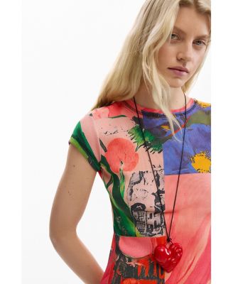 Women's Printed fitted dress