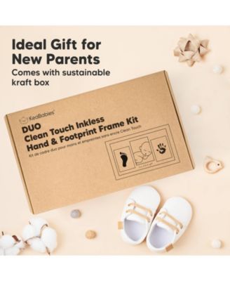 Inkless Baby Hand And Footprint Kit Frame, Mess Free Baby Picture Frame for Newborn