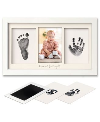 Inkless Baby Hand And Footprint Kit Frame, Mess Free Baby Picture Frame for Newborn