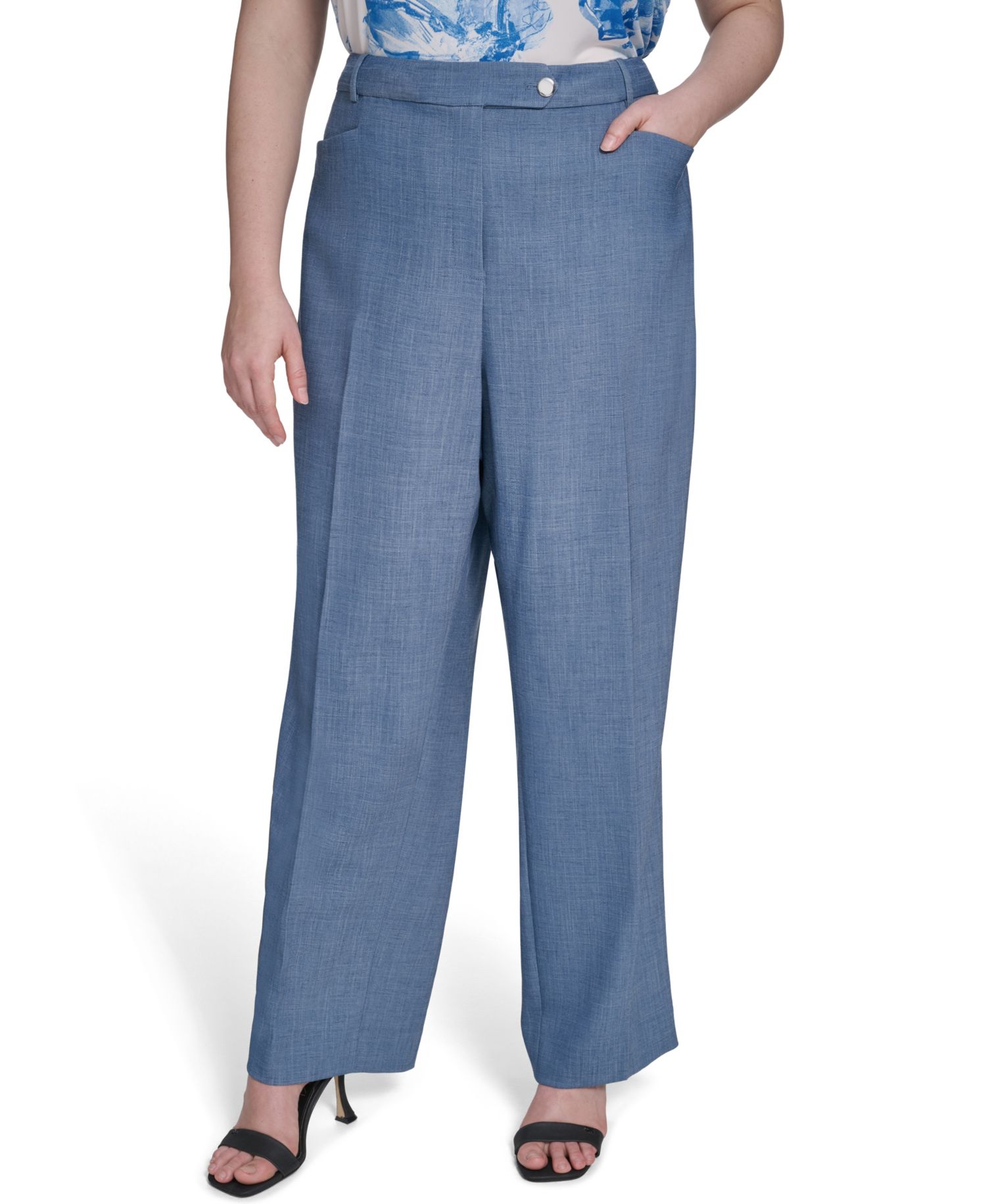 Plus Size Modern Fit High-Waist Pants