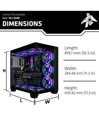 Set Gaming PC - Liquid Cooled Intel Core Ultra 7 270K Plus 3.7GHz, 64GB DDR5, GeForce RTX 5080 16GB Graphics, 2TB SSD, WiFi, Windows 11 Home