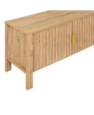 Thayer Wood TV Console with Two Doors