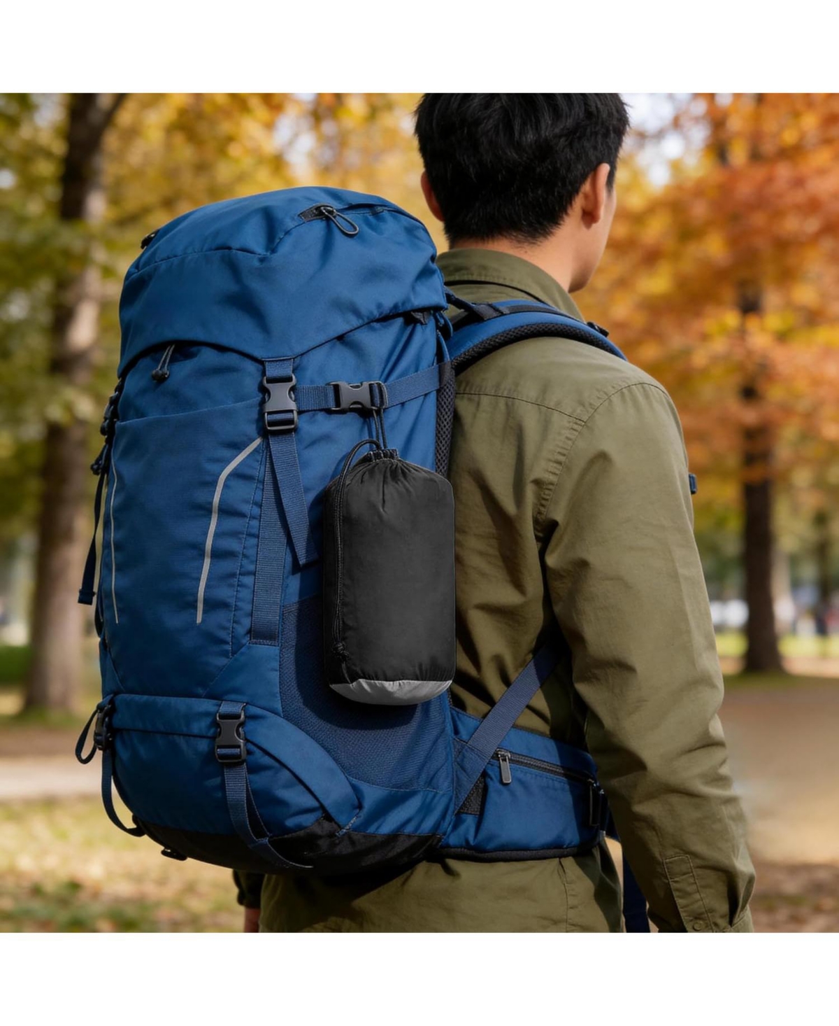 gaomon Durable Camping Hammock - 500lbs Portable Nylon Chair Double with Tree Straps for Travel, Backpacking