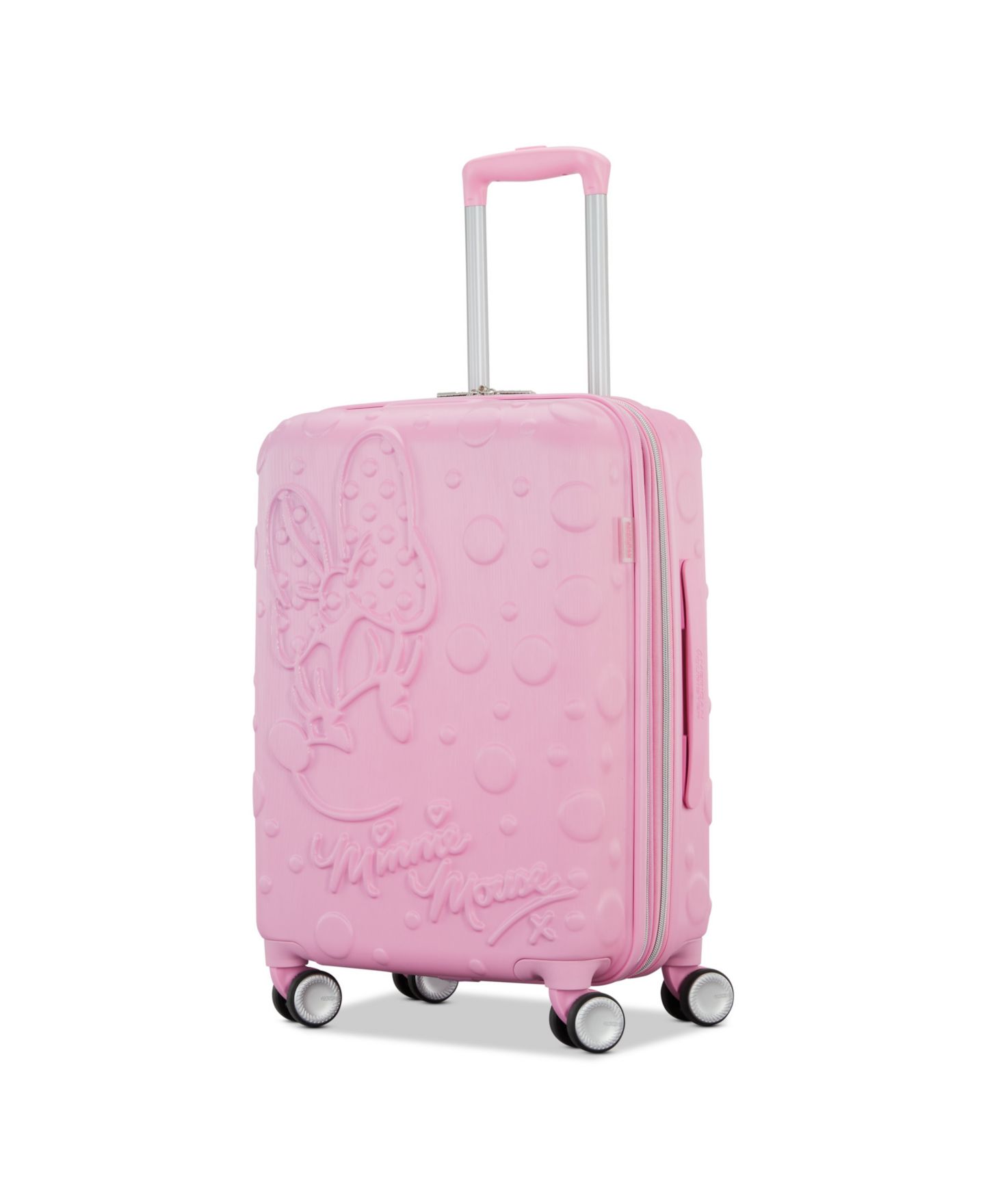 Чемодан Disney by American Tourister American Tourister Minnie Hardside Carry-On Spinner, цвет: Розовый — фото 2